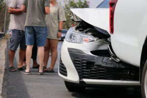 process of determining fault in rear-end collisions, including factors like driver actions and road conditions.