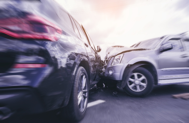 Several cars crashed